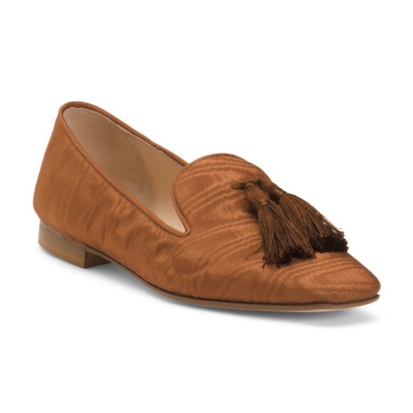 PROSPERINE Made In Italy Loafers With Tassels - Picture 1 of 3
